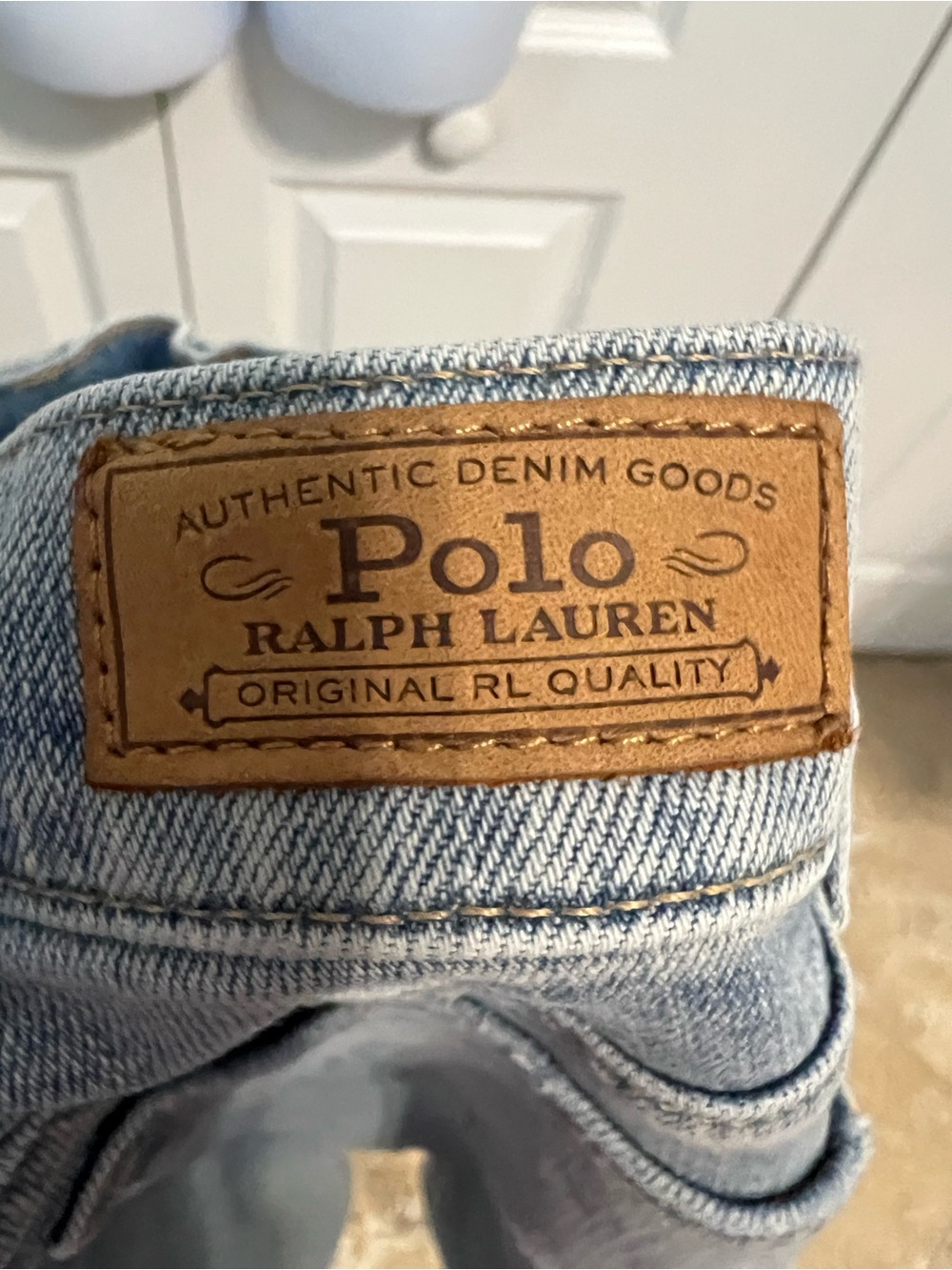 Ralph Lauren Tompkins Mid-Rise Skinny Crop Blue Denim Jeans - Picture 5 of 7